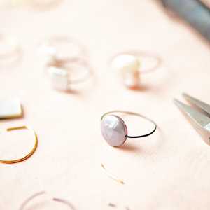 Wire Rings With Beads Tutorial