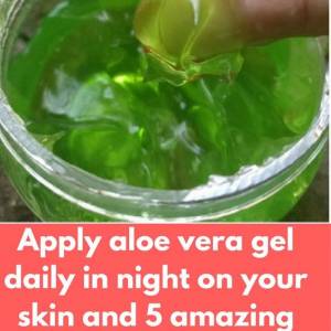 What if I put aloe vera gel on my face overnight?