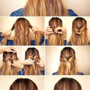bow tie hairstyle