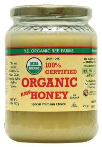Honey bee raw unpasteurized and organic
