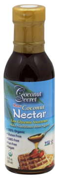 Coconut nectar, natural alternative to sweeten, coconut sugar