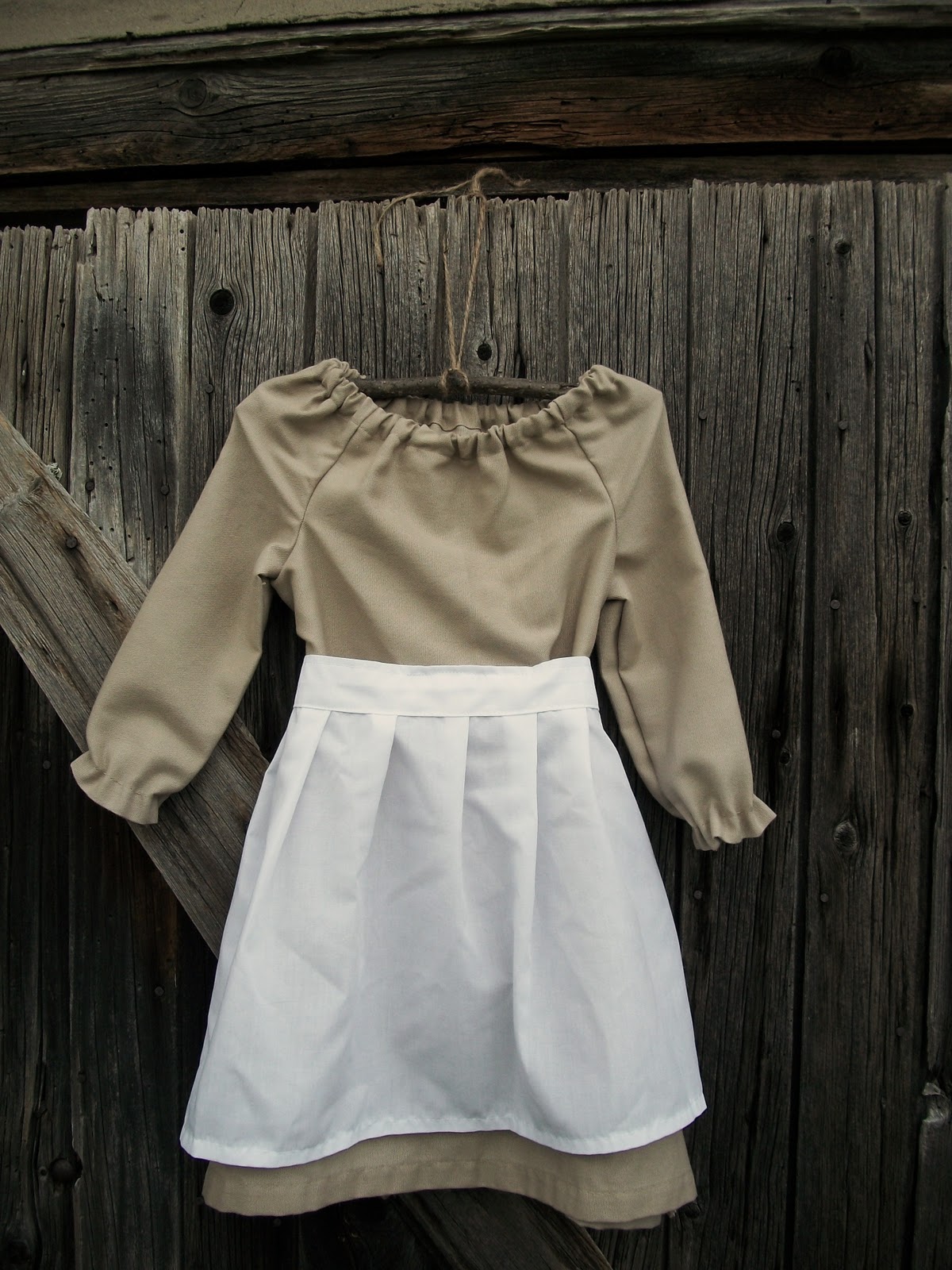 Peasant Dress with Apron