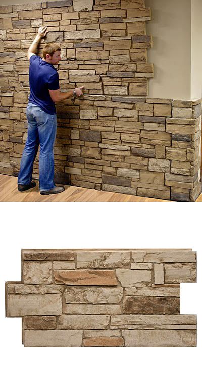 How to use Fake Stone Wall Urestone Panels