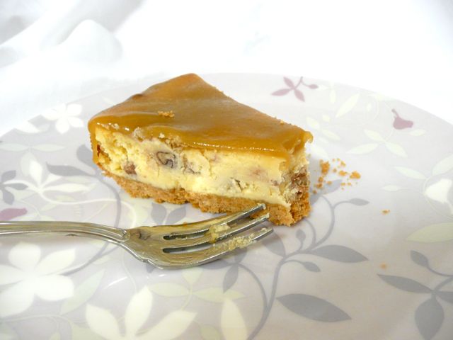Butterscotch Pecan Cheesecake