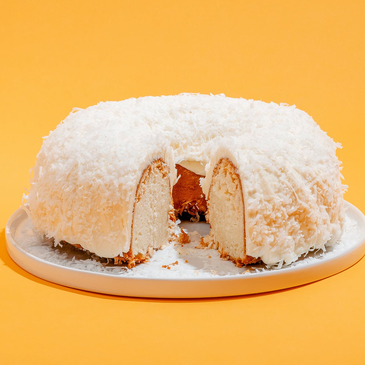 White Chocolate Coconut “Tom Cruise” Bundt Cake