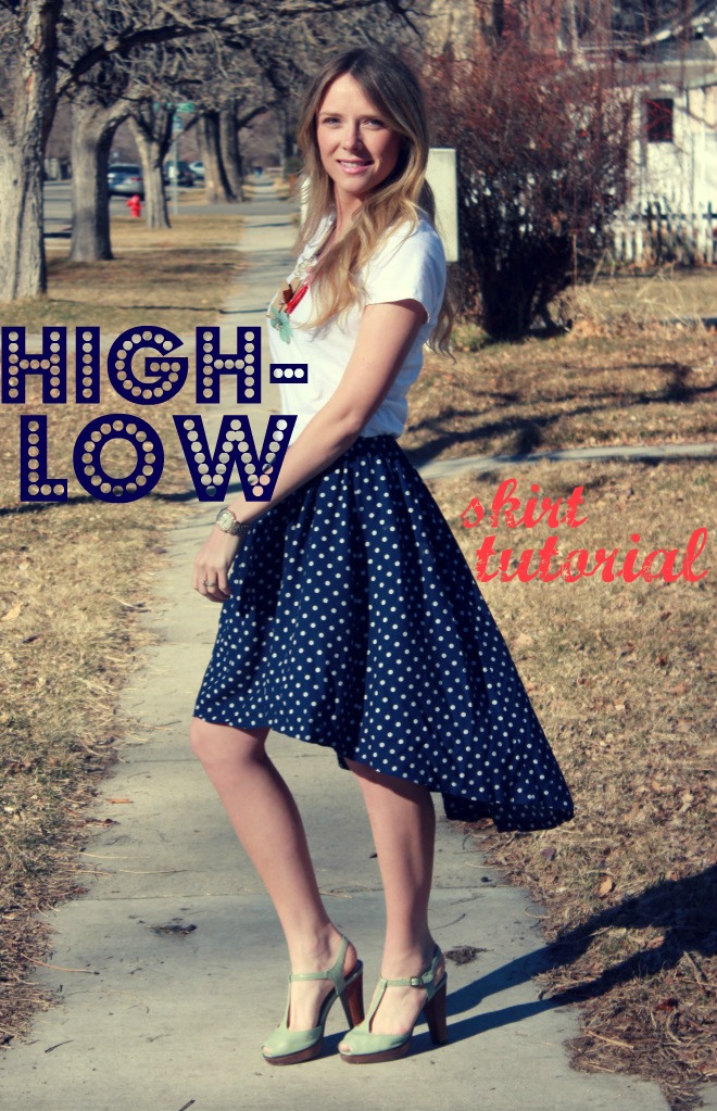 High Low Skirt TUTORIAL