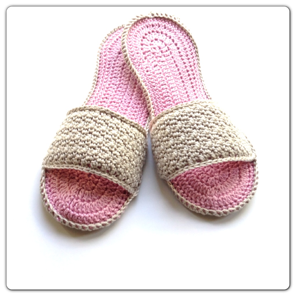 Happy Mom’s Day Spa Slippers Free Pattern